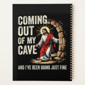 Jezus komt uit mijn grot planner (Achterkant)