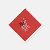 JEZUS KONING DER KONINGEN Kerst Schriftpapier Servet (Hoek)