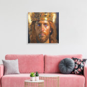 Jezus koning van Kings Canvas (Insitu (Woonkamer))