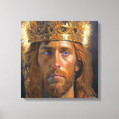 Jezus koning van Kings Canvas (Voorkant)