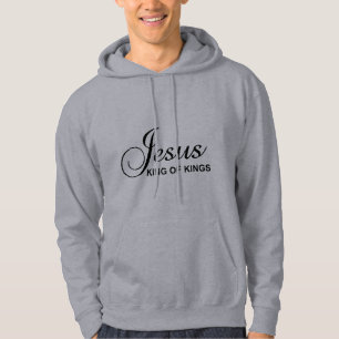 Jezus koning van Kings Mannen Hoodie
