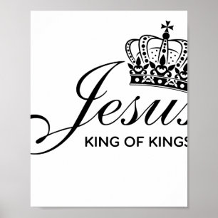 Jezus KONING VAN KINGS Poster