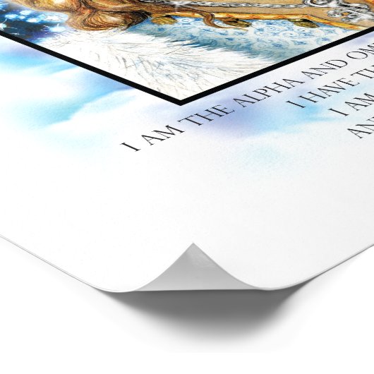 Jezus: Koning van Kings Poster (Hoek)