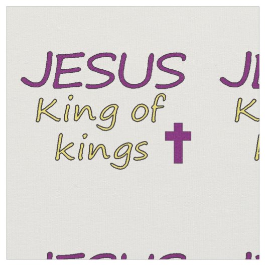 Jezus Koning van Kings Stof (Close Up)