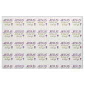 Jezus Koning van Kings Stof (Fat Quarter)