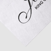 Jezus KONING VAN KINGS Tissuepapier (Detail)