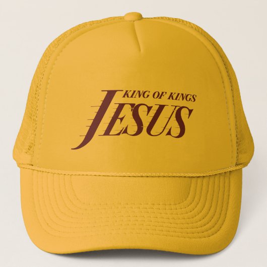 Jezus Koning van Kings Trucker Pet (Voorkant)