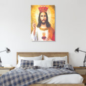 Jezus Koning verpakt Canvas (Insitu (Slaapkamer))