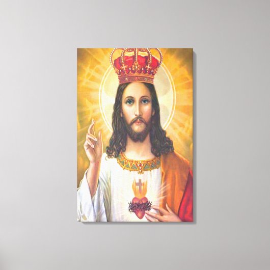 Jezus Koning verpakt Canvas (Voorkant)