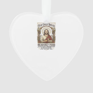 Jezus Kookboek Receptkaart Esthetisch Vintage T-sh Ornament