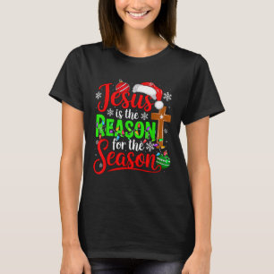 Jezus Kostuum Trotse Reden Voor Seizoen Kerstdag T-shirt