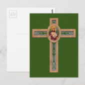 Jezus kruis briefkaart (Voorkant / Achterkant)