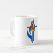 Jezus kruis koffiemok (Voorkant links)