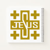 Jezus' kruis notitieboek (Achterkant)