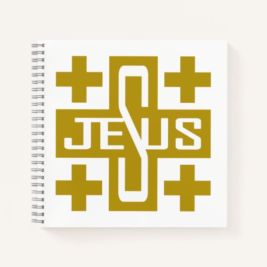 Jezus' kruis notitieboek (Voorkant)