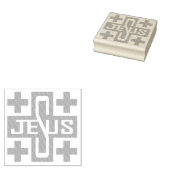 Jezus' kruis rubberstempel (Gestempeld)