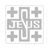 Jezus' kruis rubberstempel (Afrduk)