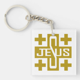 Jezus' kruis sleutelhanger