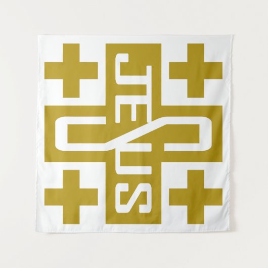 Jezus' kruis wandkleed (Voorkant (horizontaal))