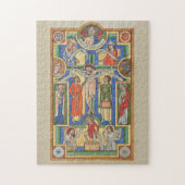 Jezus kruisigde middeleeuwse verlichting legpuzzel (Verticaal)