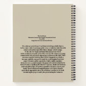 Jezus kruisigde middeleeuwse verlichting notitieboek (Achterkant)