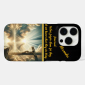 Jezus kruisiging boven water van reflectie Case-Mate iPhone case (Achterkant (horizontaal))