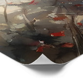 Jezus kruisiging op Golgotha Poster (Hoek)