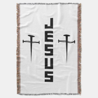 Jezus kruist Christelijk geloof voor gelovigen Deken