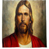 Jezus kruist wit douwergordijn douchegordijn (Voorkant)