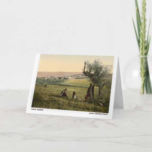 Jezus kwam hier langs: Cana, Galilee Kaart (Voorkant)