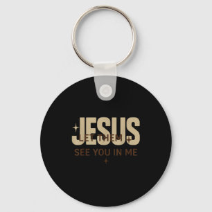 Jezus Laat Ze Jou In Mij Zien, Christelijke Bijbel Sleutelhanger