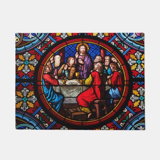 Jezus Laatste maaltijd met zijn discipelen Deurmat (Voorkant)