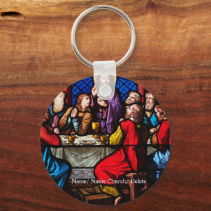 Jezus laatste maaltijd met zijn discipelen sleutelhanger