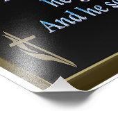 Jezus laatste sukkel foto afdruk (Hoek)