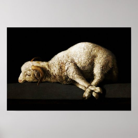 Jezus Lamb van God - Agnus Dei Poster (Voorkant)