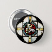 Jezus Lamb van God Ronde Button 5,7 Cm (Voorkant /achterkant)