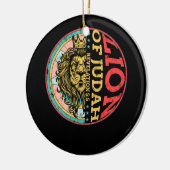  Jezus Leeuw van Juda Openbaring 55 Christia Keramisch Ornament (Links)