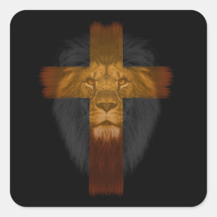 Jezus Leeuw van Juda Stickers