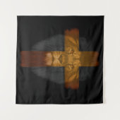 Jezus Leeuw van Juda Tapestry Wandkleed (Voorkant (horizontaal))