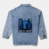 JEZUS LEEUW VAN JUDAH Denim jean jas Denim Jacket (Achterkant)