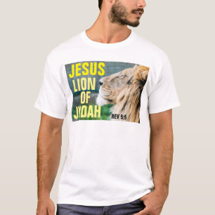 Jezus, leeuw van Judah T-shirts