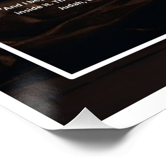 Jezus - Leeuwenkoning 1 Perfect Poster (Hoek)