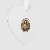 Jezus Lege Gebroken Bierpul Bartender Drinken Humo Ornament (voorkant)