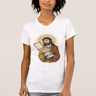 Jezus Lege Pizzadoos Koelkast Verraad Eet Humor_1 T-shirt