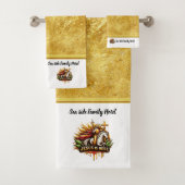 Jezus leidt ons naar eeuwige vrede bad handdoek (Insitu)