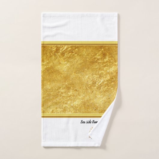 Jezus leidt ons naar eeuwige vrede bad handdoek (Handdoek)