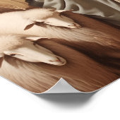 Jezus leidt zijn trouwe kudde poster (Hoek)