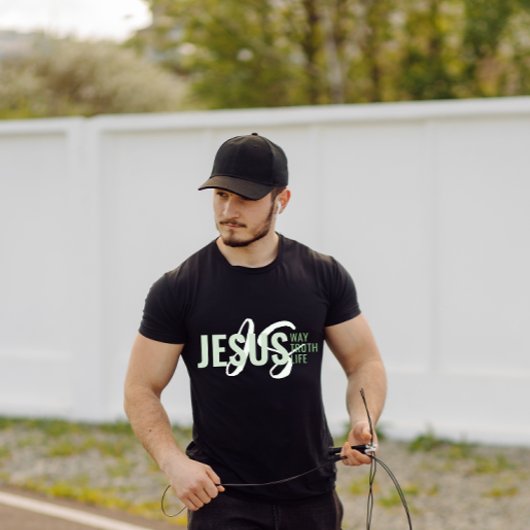 Jezus, leven, waarheid T-shirt