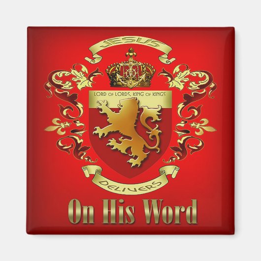 "Jezus levert zijn woord" door Cheryl Daniels Magneet (Voorkant)