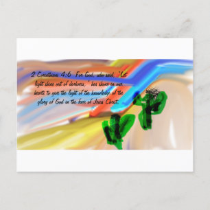 Jezus licht van de wereld briefkaart
